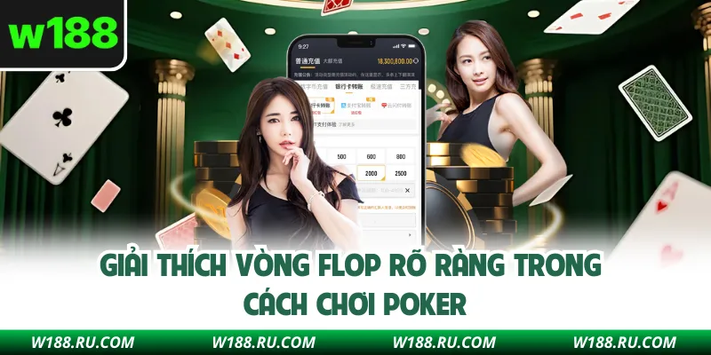 Giải thích vòng flop rõ ràng trong cách chơi Poker