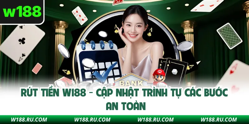 Rút Tiền W188 - Cập Nhật Trình Tự Các Bước An Toàn